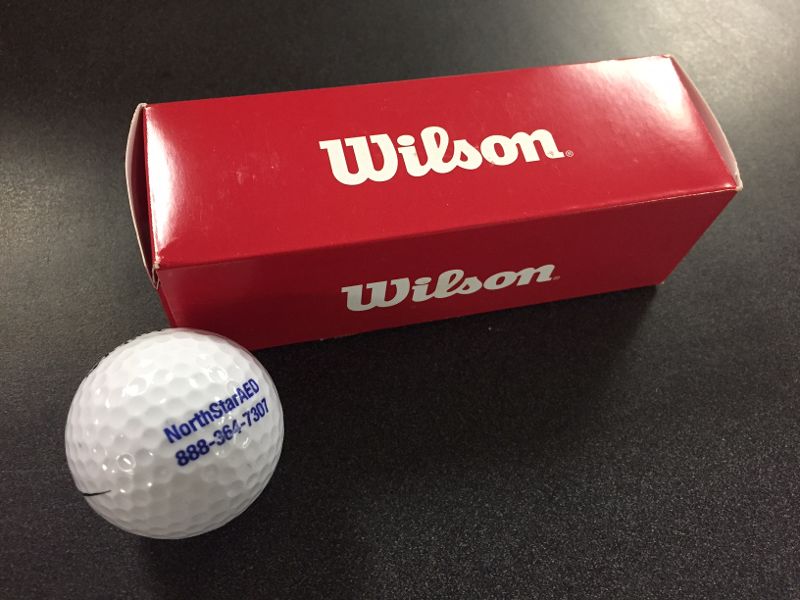 Custom branded promotional golf balls