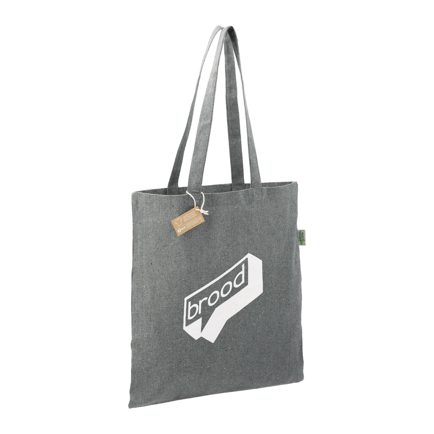 Custom branded reusable promotional tote bag